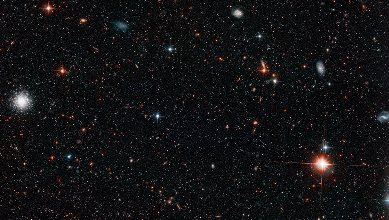Deep Space Star Field — Black, Cosmic