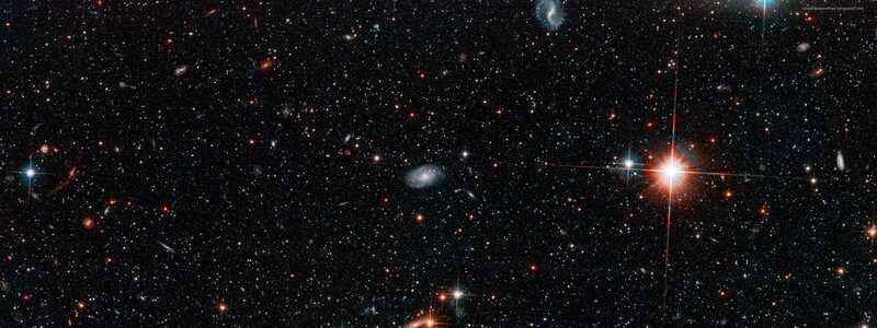 Deep Space with Galaxies — Black, Cosmic