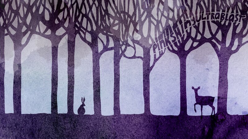 Deer and Rabbit in Forest
