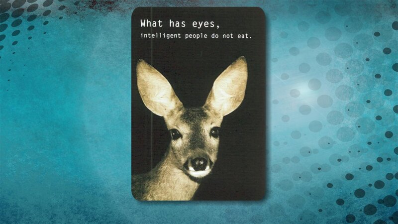 Deer Head Portrait — Blue