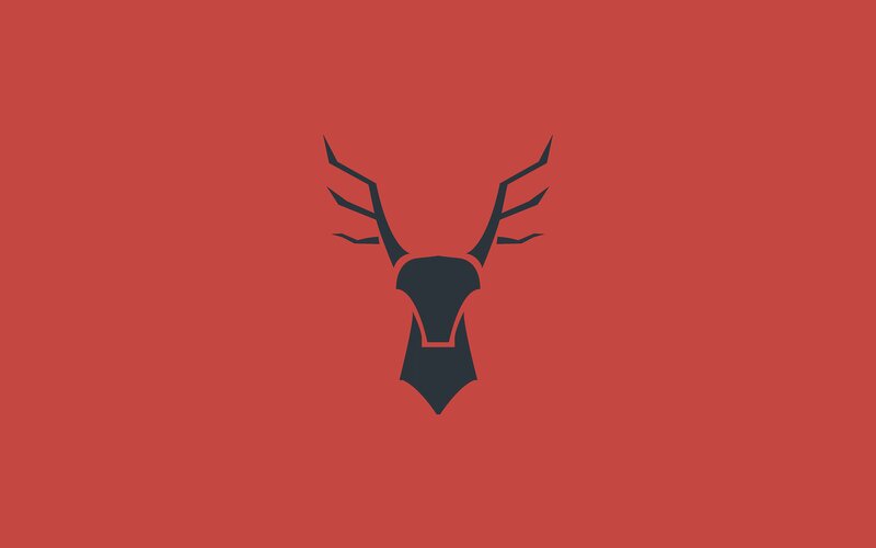 Deer Head Silhouette