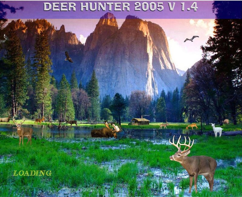 Deer in a Forest — Green, Serene