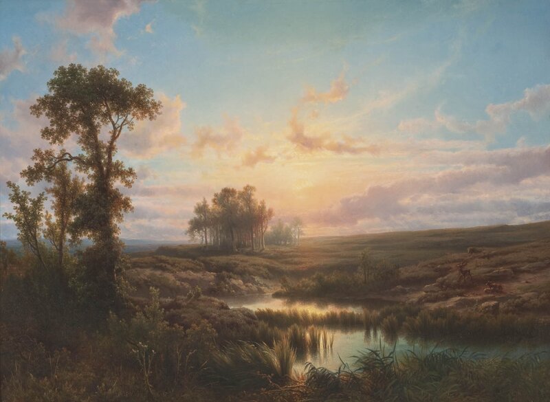 Deer in a Landscape