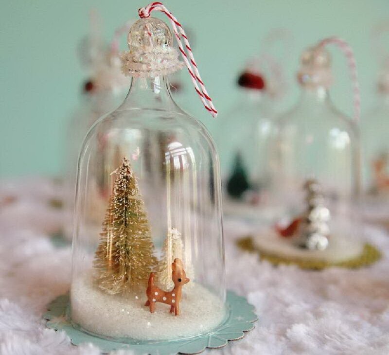 Deer in Glass Dome