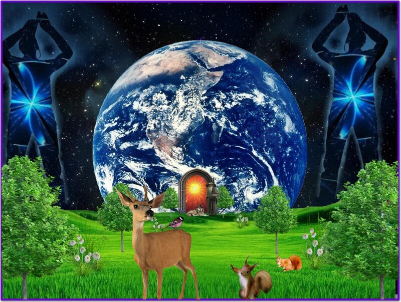 Deer in Green Field
