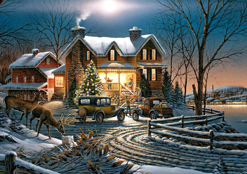 Deer Near House