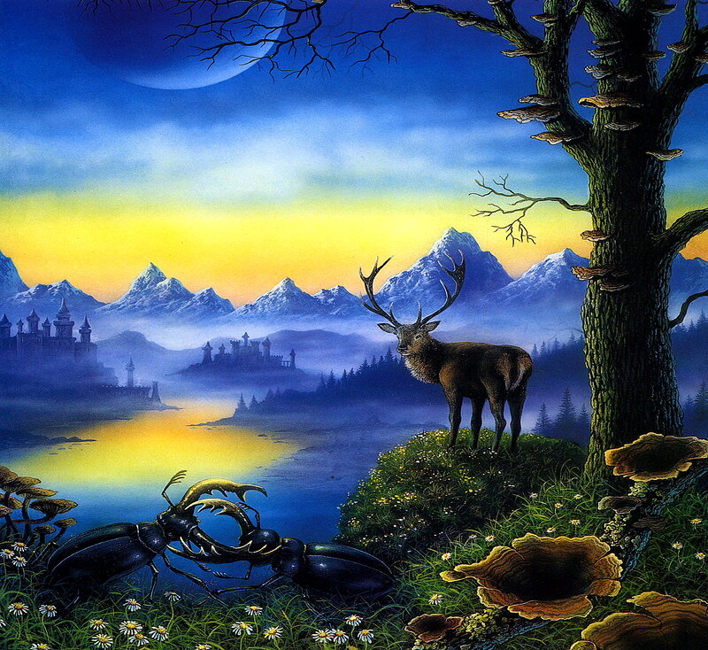 Deer on a Hill