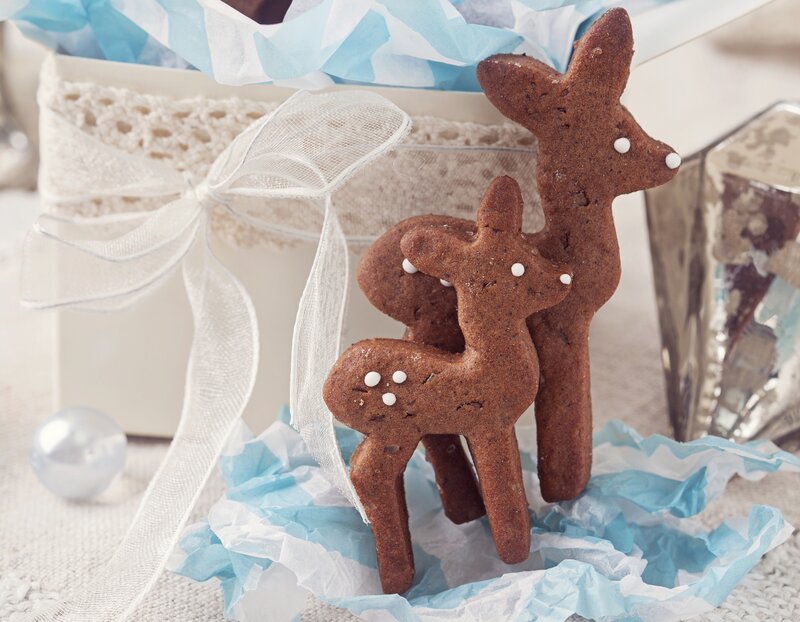 Deer-shaped Cookies — Brown