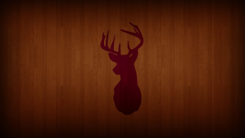 Deer Silhouette — Brown
