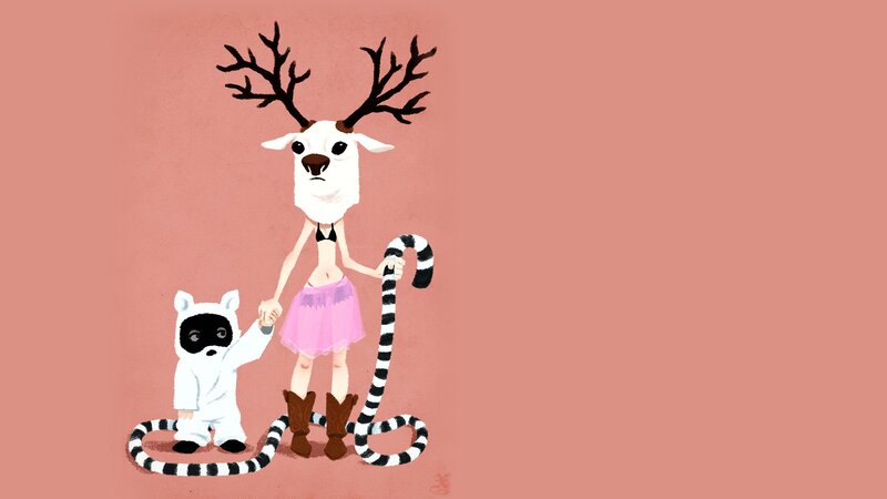 deers and lemur characters