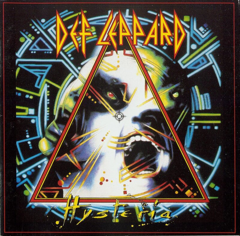 Def Leppard Hysteria album cover