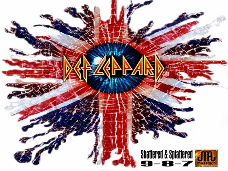 Def Leppard Logo — Red