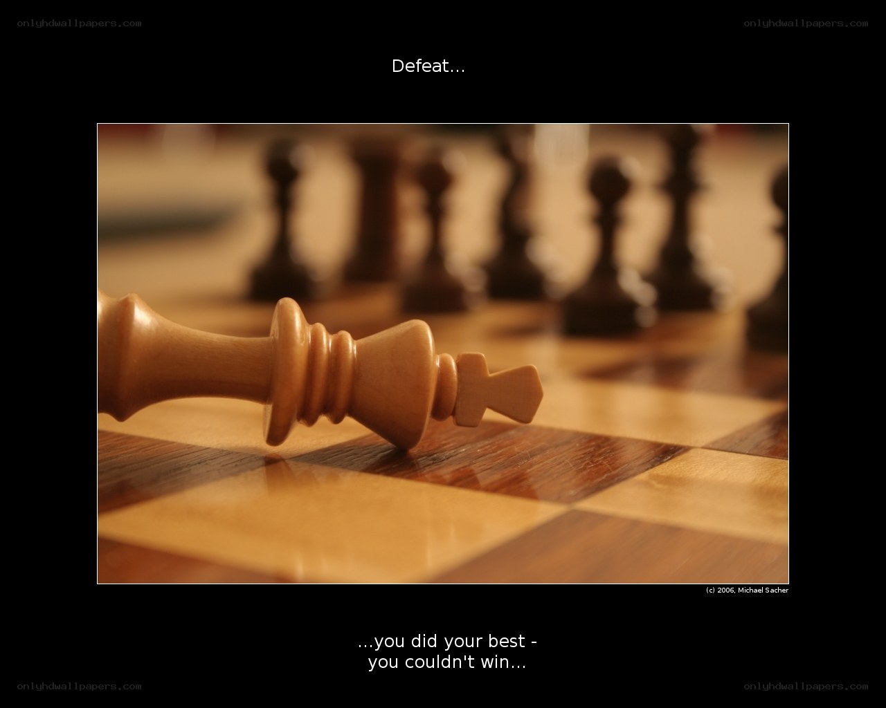 Defeat in chess