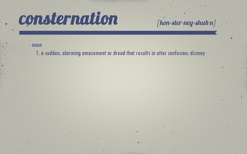Definition of Consternation
