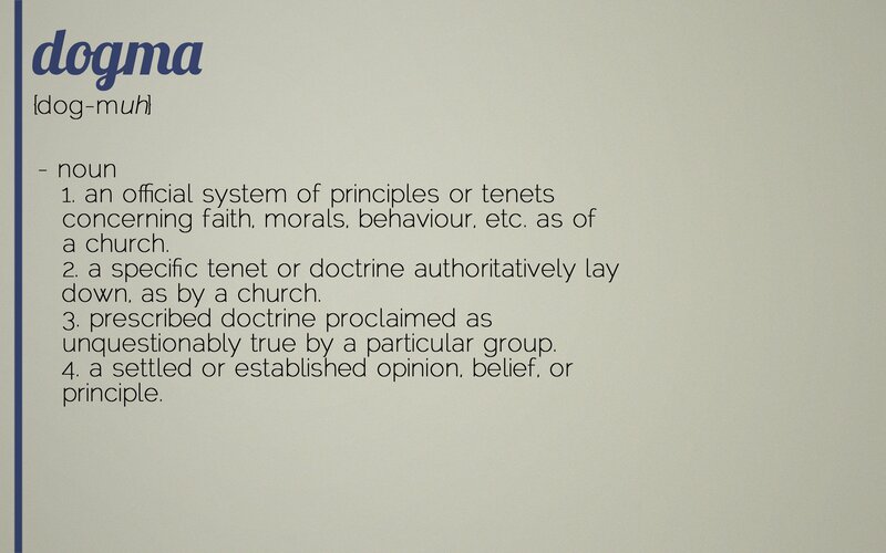 Definition of Dogma