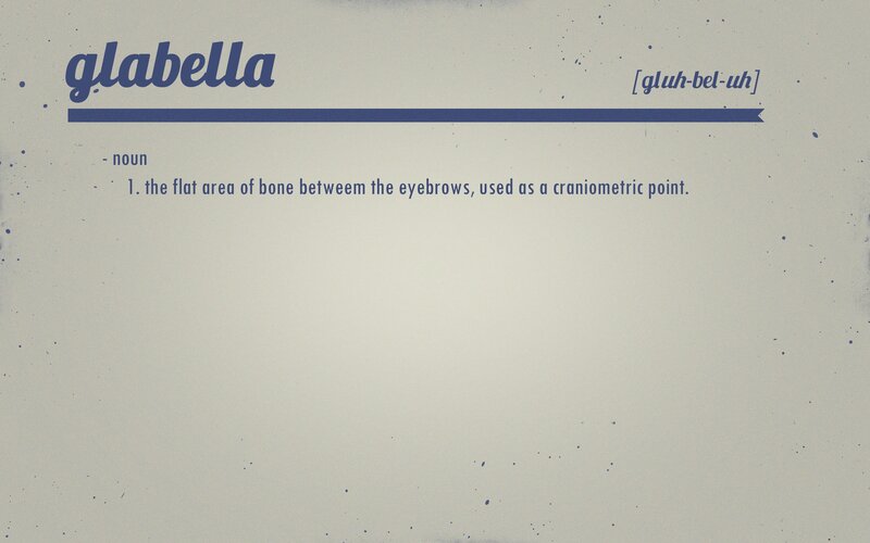 Definition of Glabella