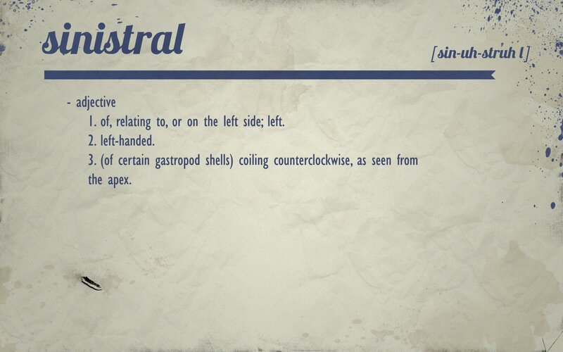 Definition of Sinistral