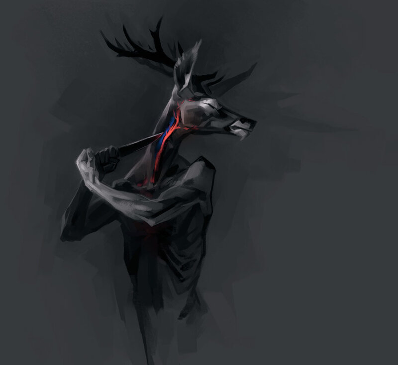deformed deer creature