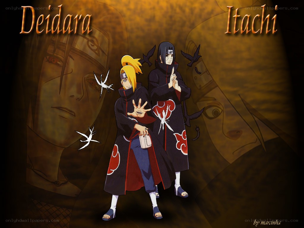 Deidara and Itachi from Naruto