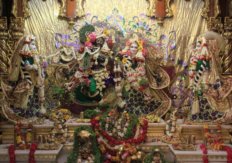 Deities in Temple Shrine