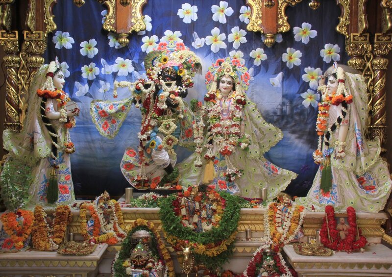 Deities on Altar — Blue