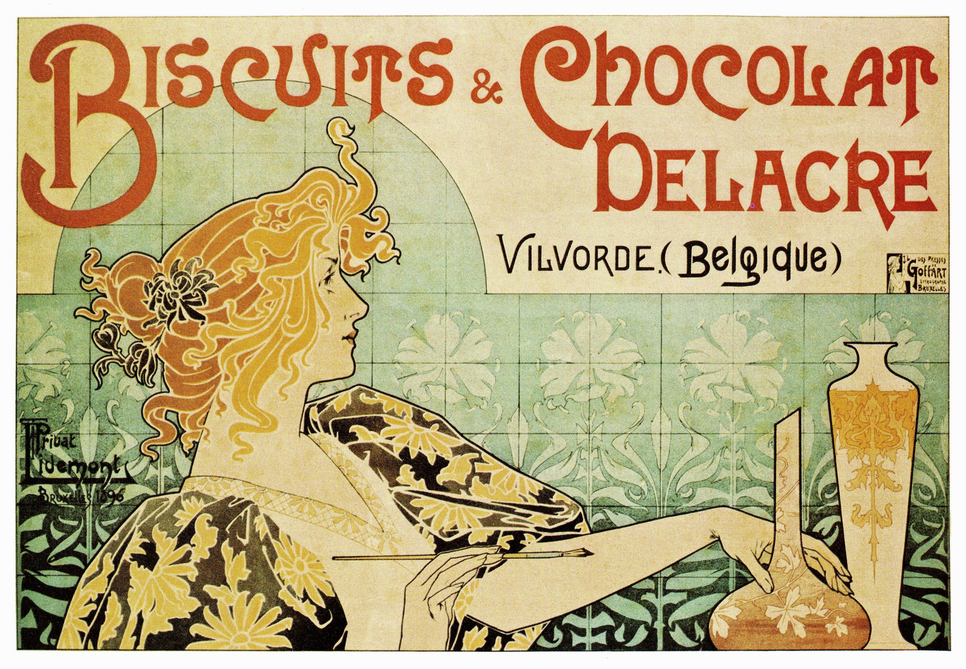 Delacre Biscuits and Chocolate Ad
