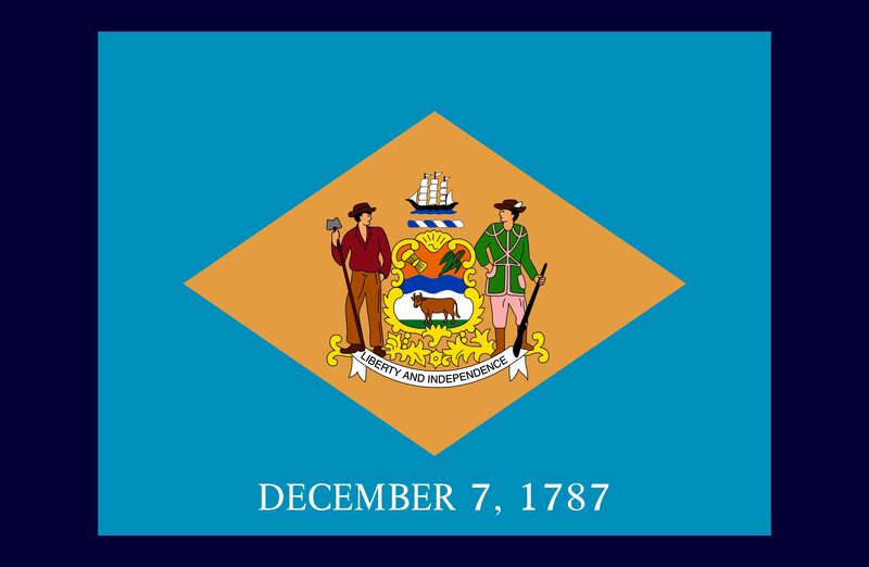 Delaware state flag