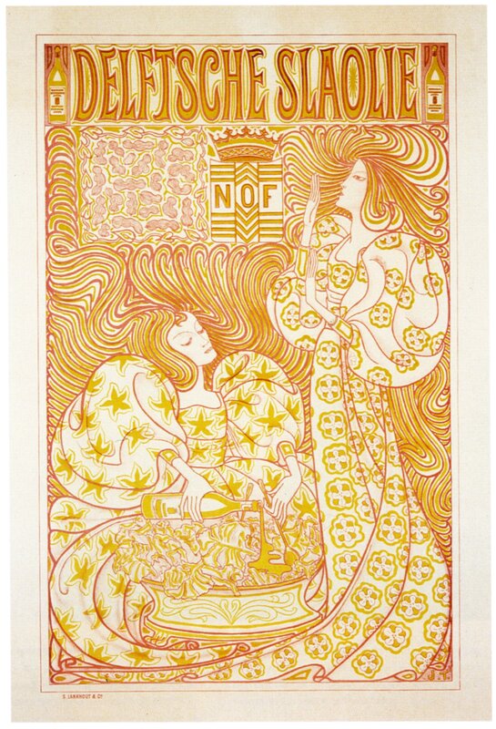 Delftsche Slaolie poster