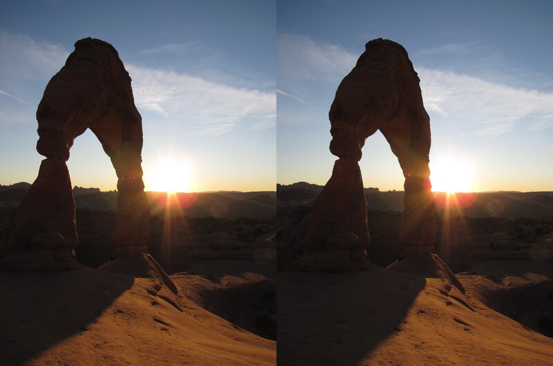 Delicate Arch at sunrise