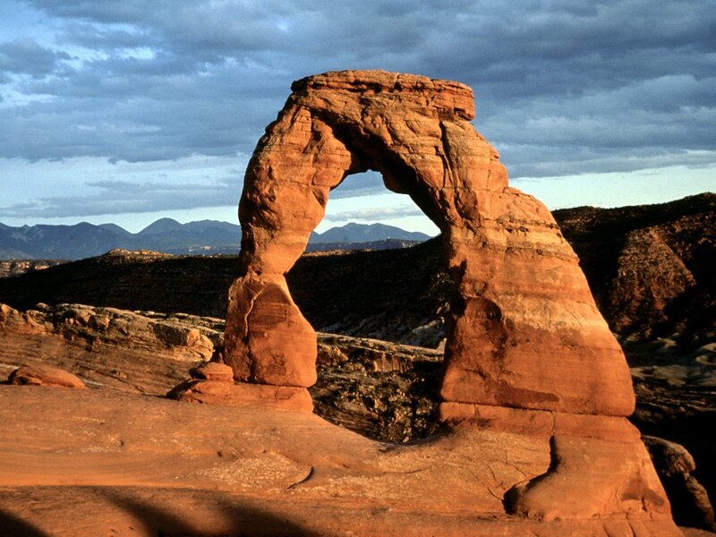 Delicate Arch at sunset