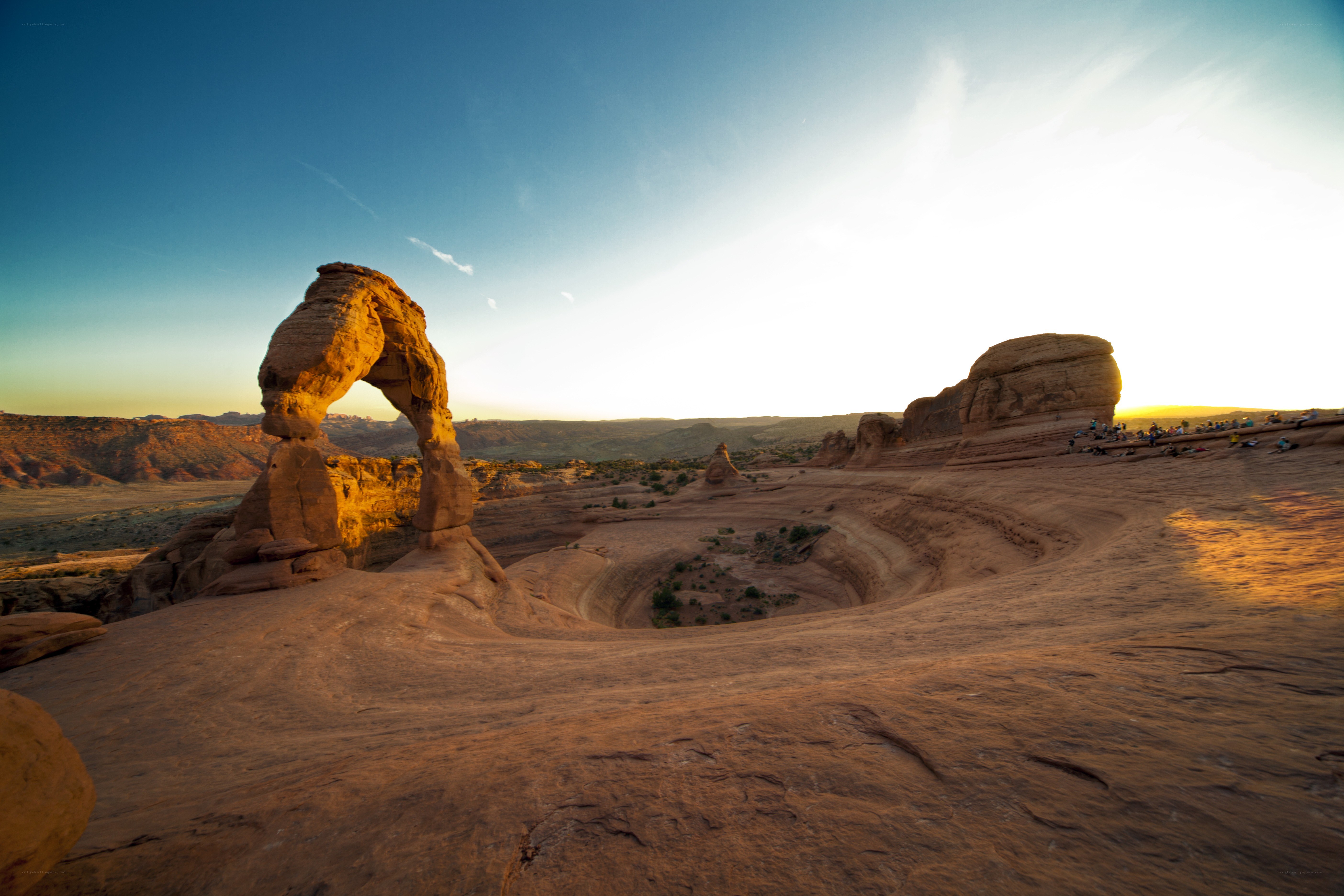 Delicate Arch at sunset