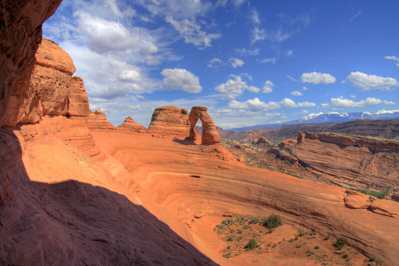 Delicate Arch Formation — Orange, Serene, Afternoon, Photograph