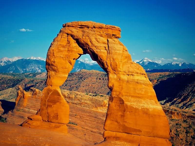 Delicate Arch Formation — Orange