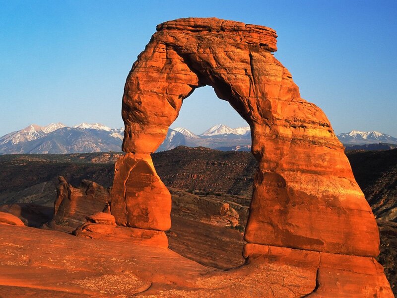 Delicate Arch Formation — Red, Dramatic, Sunrise