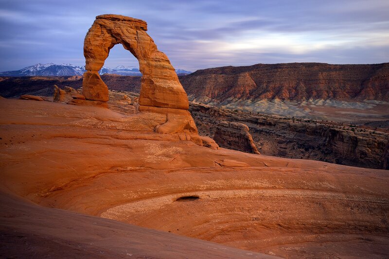 Delicate Arch in Utah — Orange