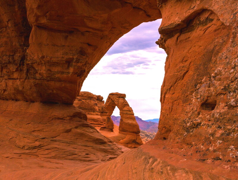 Delicate Arch Through Arch