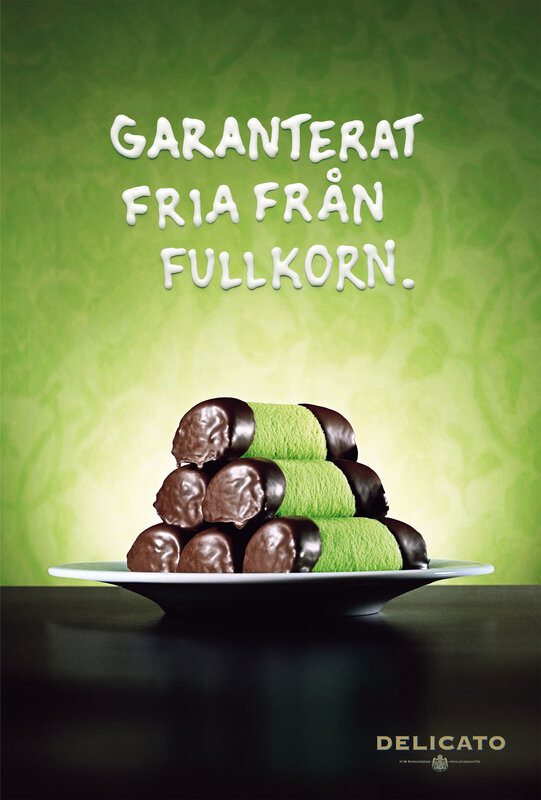 Delicato chocolate rolls