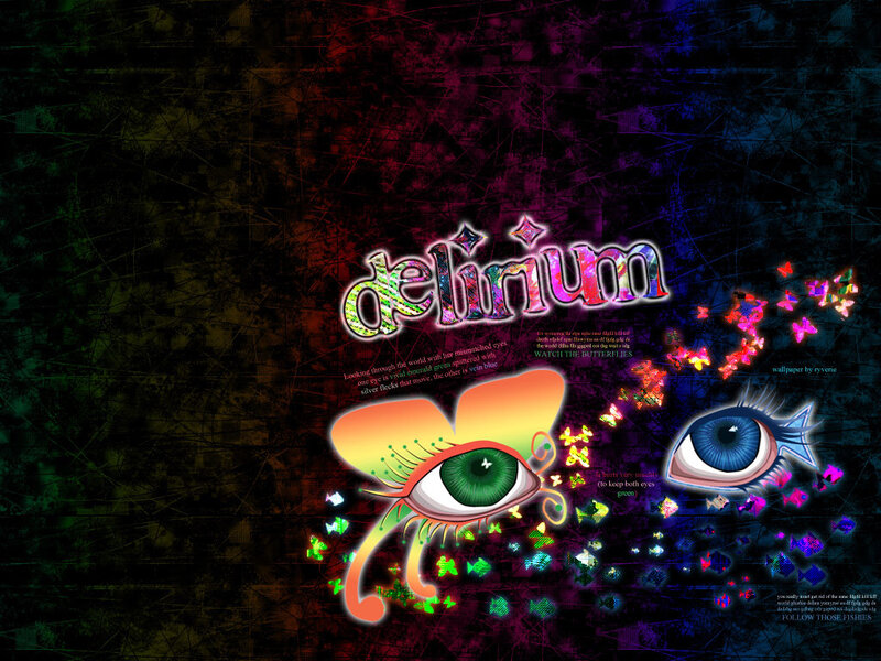 Delirium eyes and butterflies