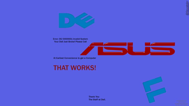 Dell and Asus Logos