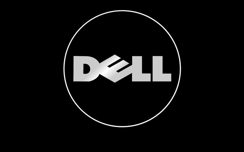 Dell logo in a circle