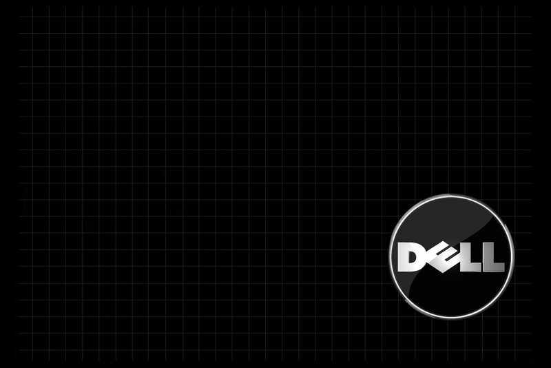 Dell Logo on Grid
