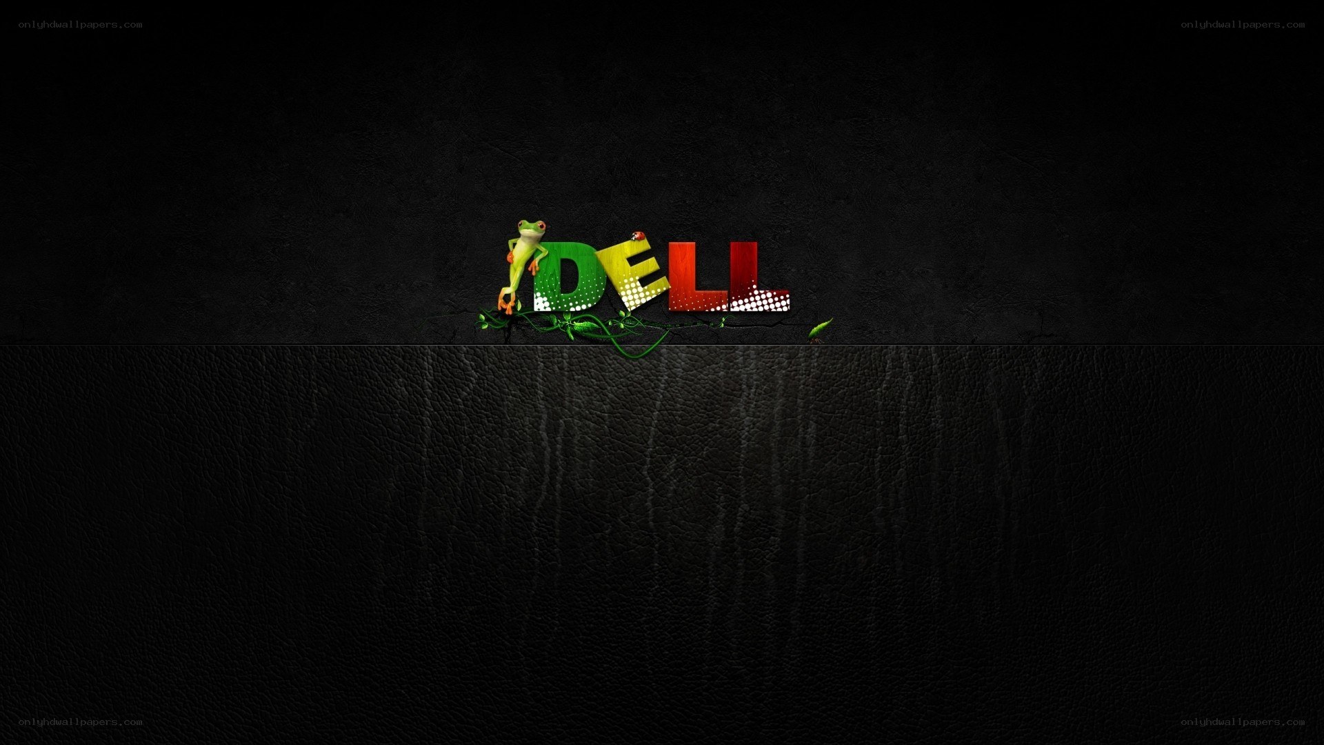 Dell logo with frog
