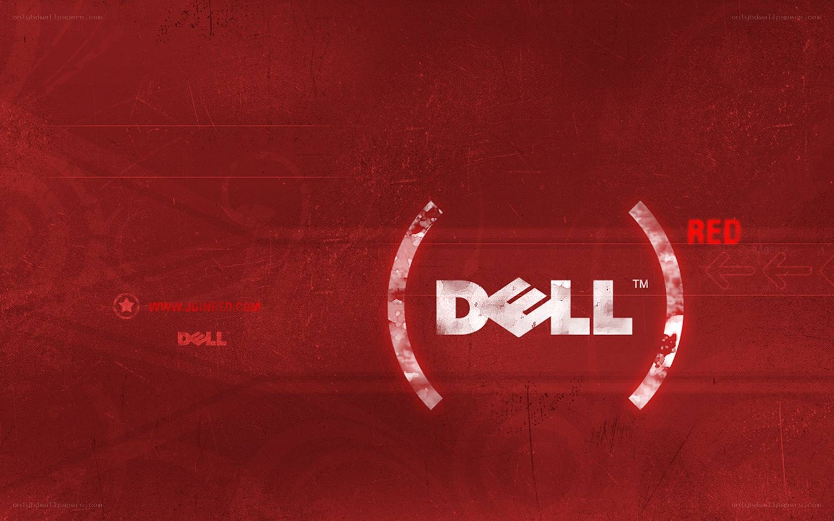 Dell Red branding wallpaper