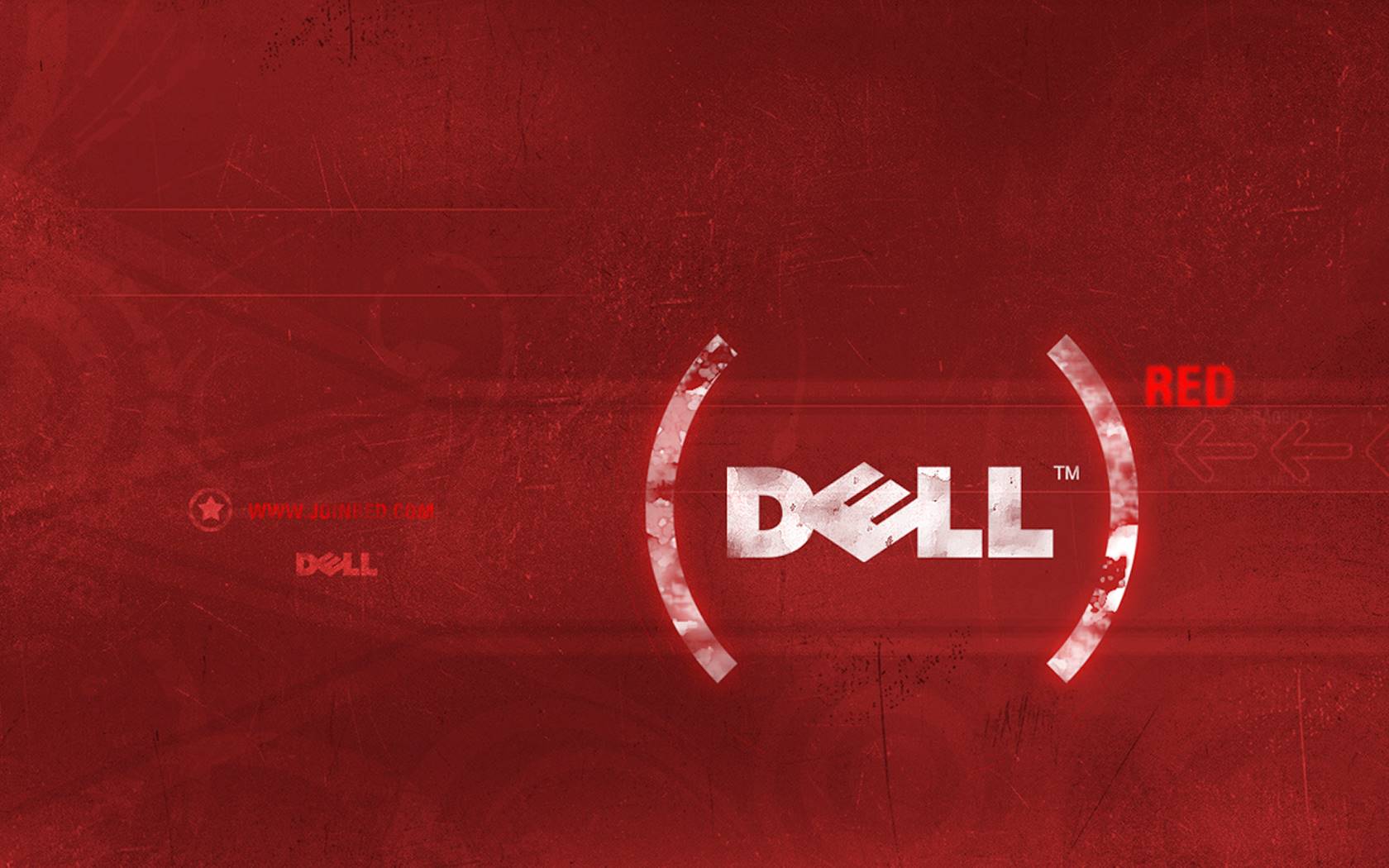 Dell Red branding wallpaper