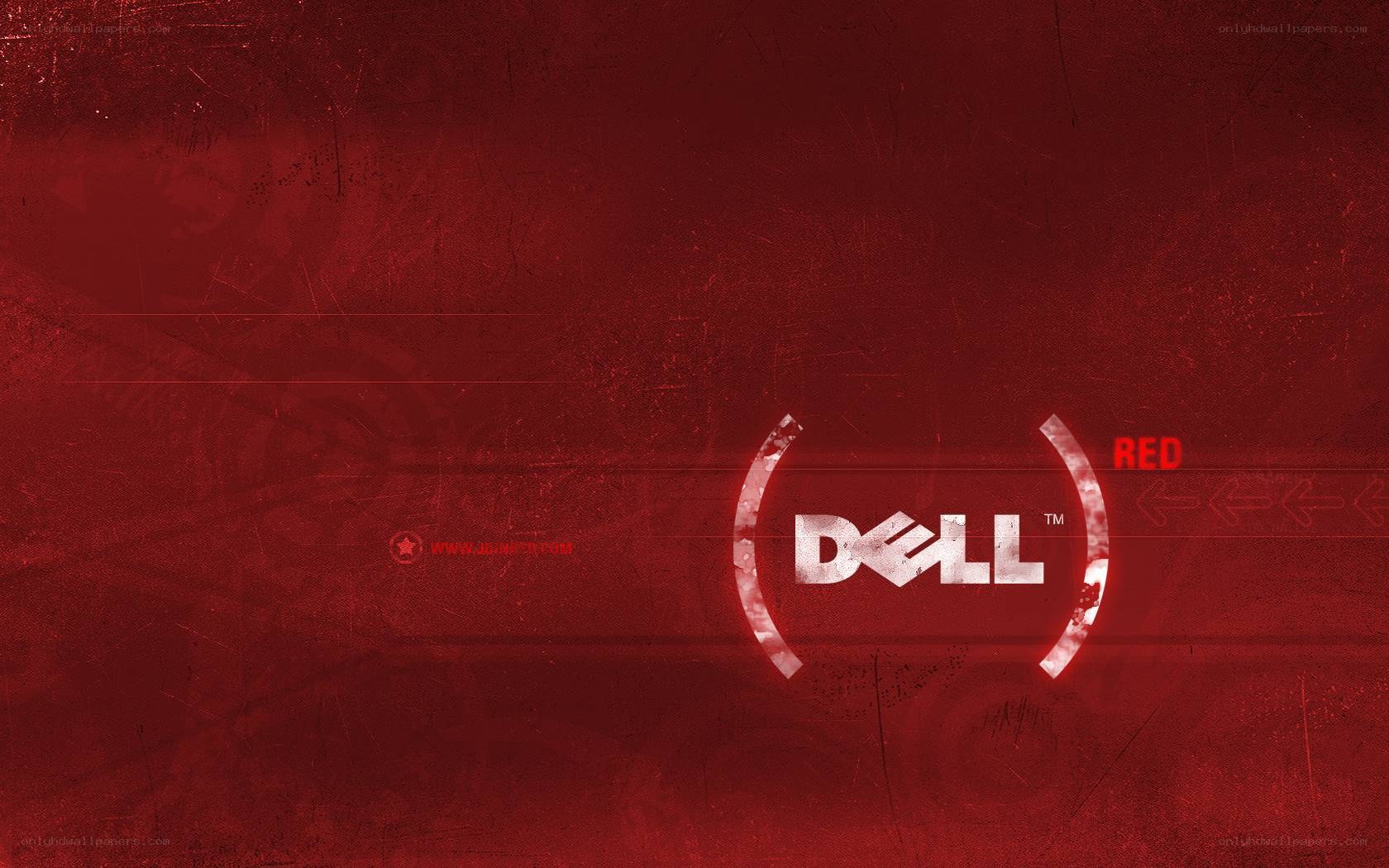 Dell Red logo wallpaper