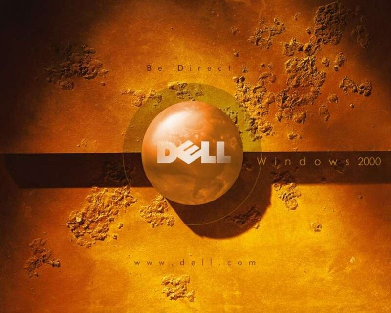 Dell Windows 2000 promotional graphic