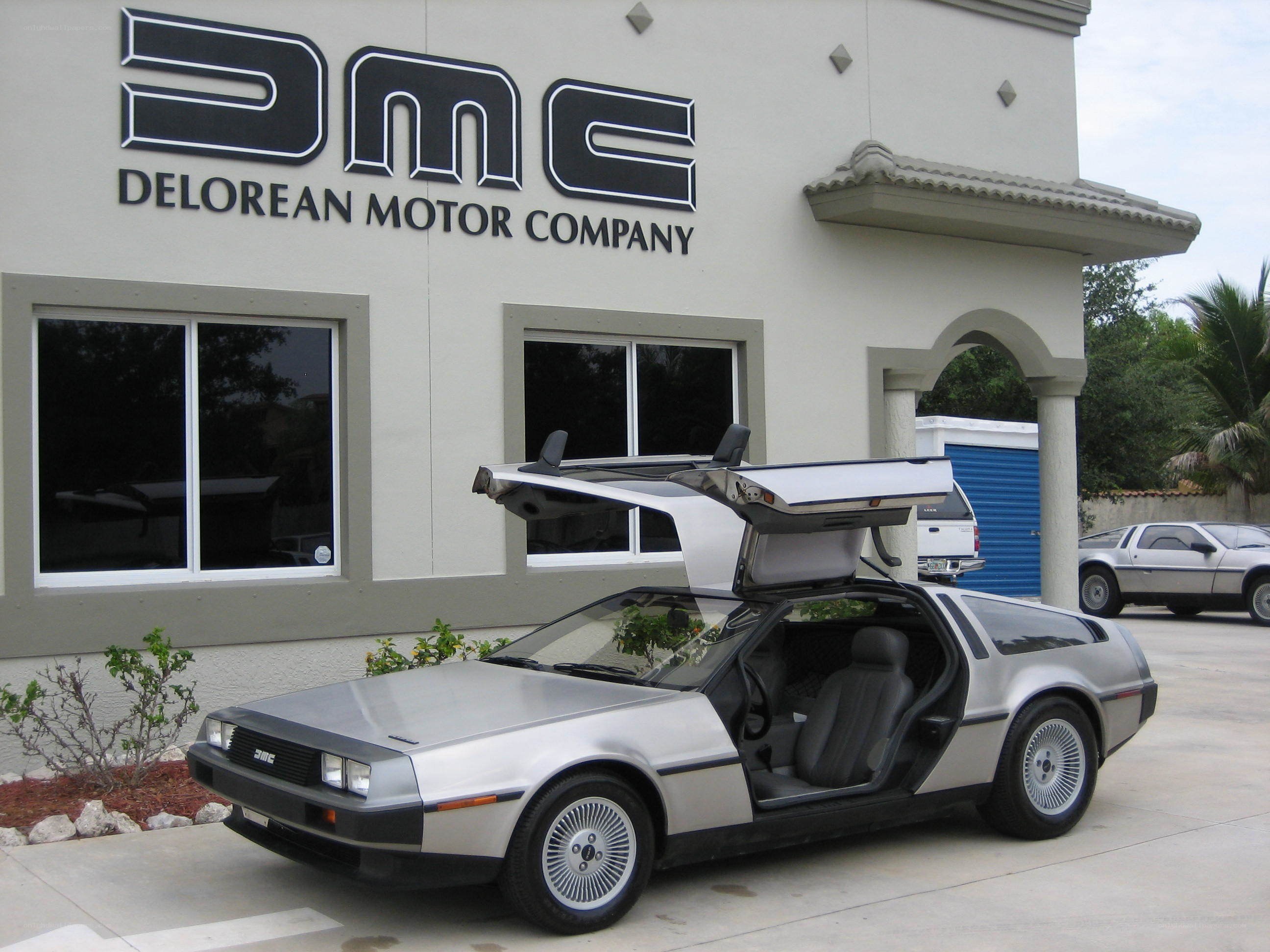 DeLorean car at dealership