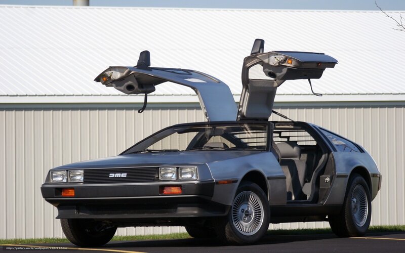 DeLorean DMC-12 Car — Gray
