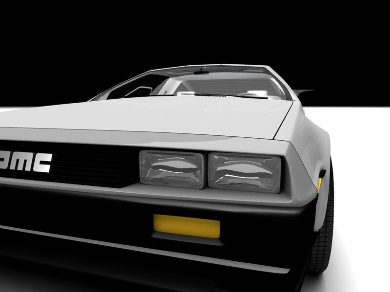 DeLorean DMC-12 front view
