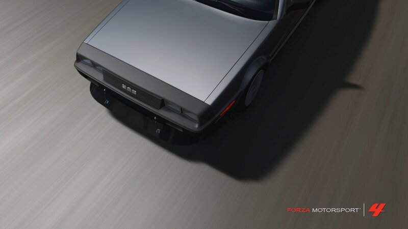DeLorean DMC-12 in motion
